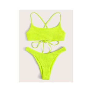 NEW Neon Yellow Brazilian Bikini | Swimwear Set